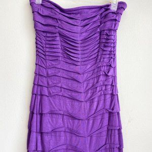 PURPLE MINI DRESS